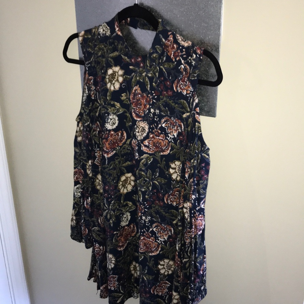 Floral Navy Dress